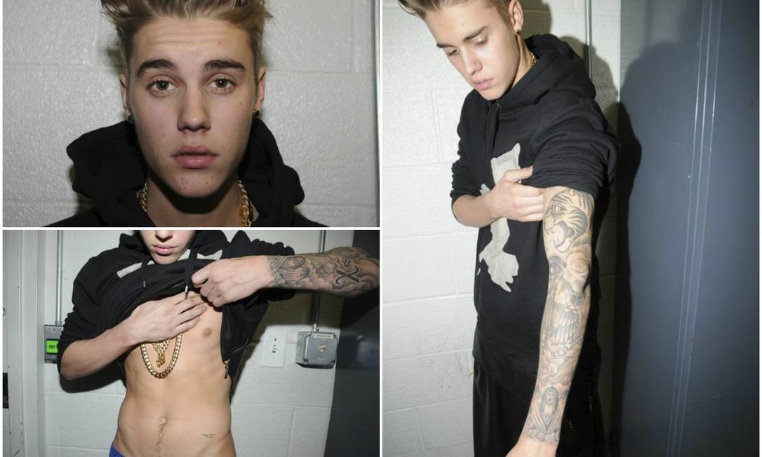 Polícia de Miami libera novas fotos de Justin Bieber na prisão Jornal