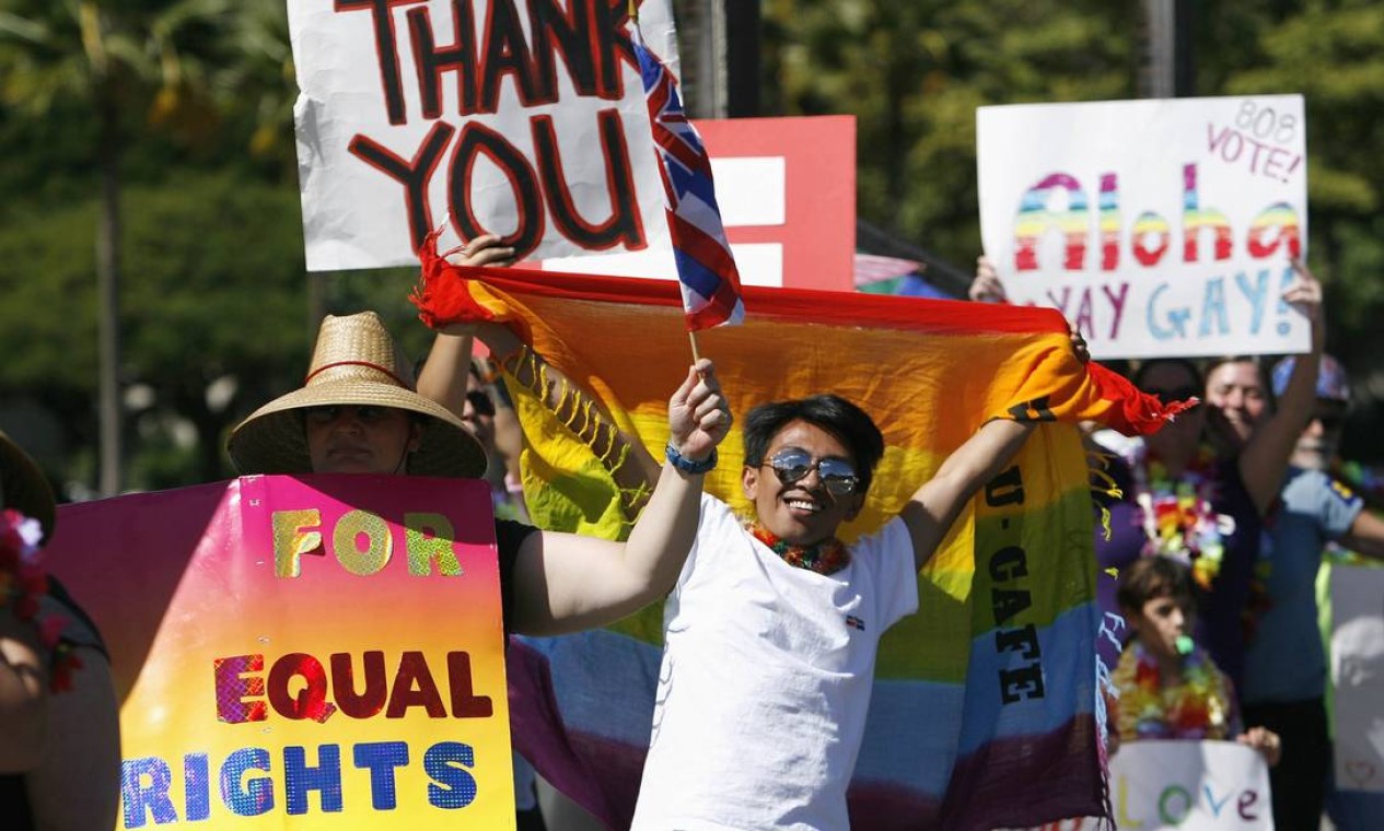 Senado do Havaí aprova legalização do casamento gay Jornal O Globo