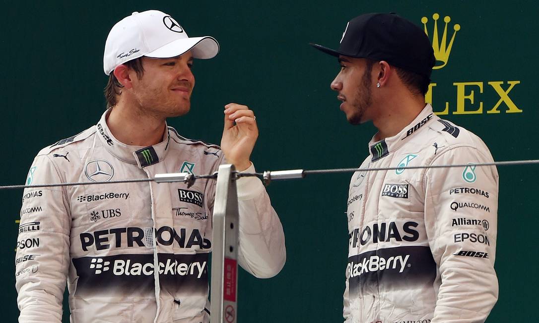 Lewis Hamilton E Nico Rosberg Nem T O Companheiros Assim Jornal O