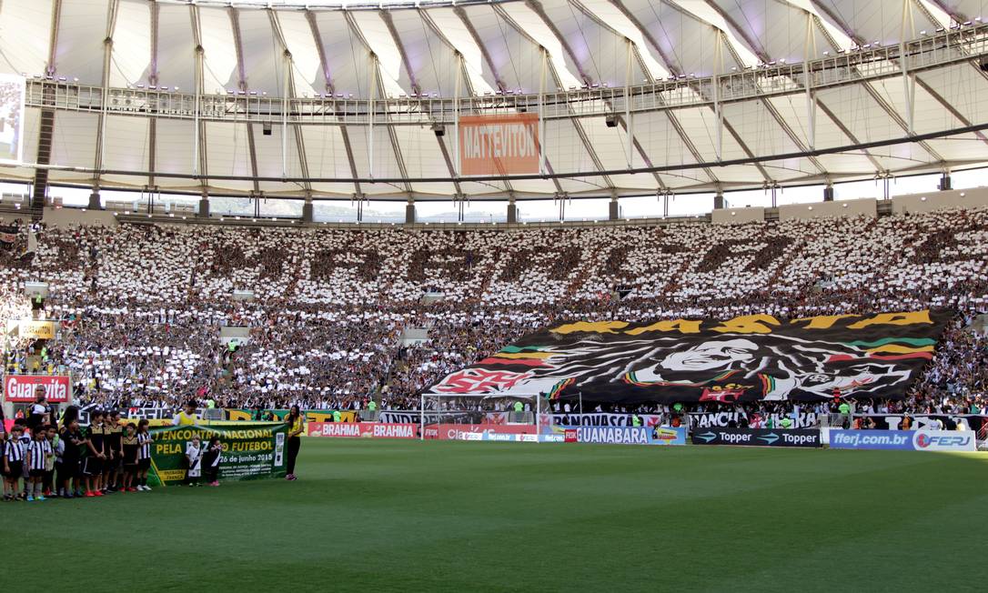 A torcida no Maracanã Jornal O Globo