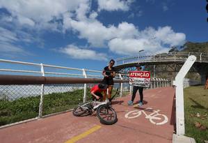 MP alerta que obras na Ciclovia Tim Maia não garantem um mínimo de