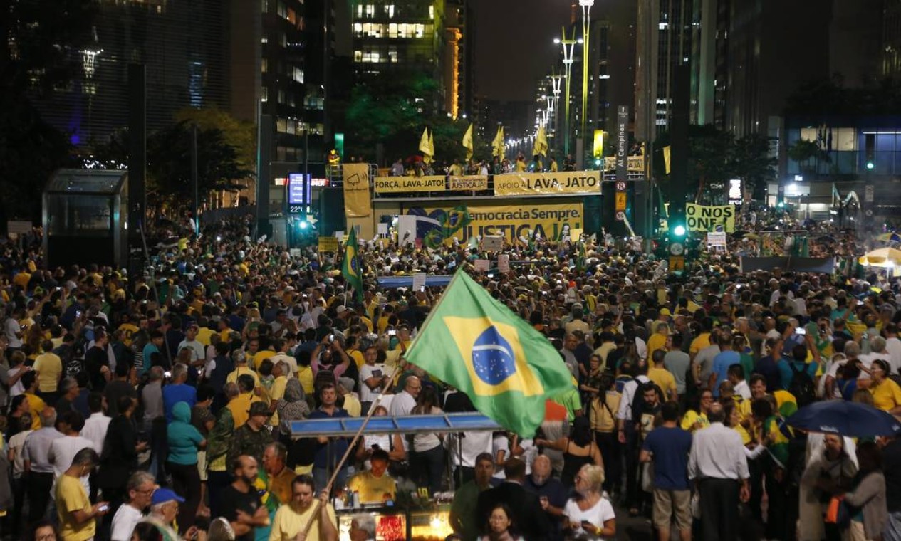 Grupos Fazem Protesto Contra Lula Na Avenida Paulista Jornal O Globo