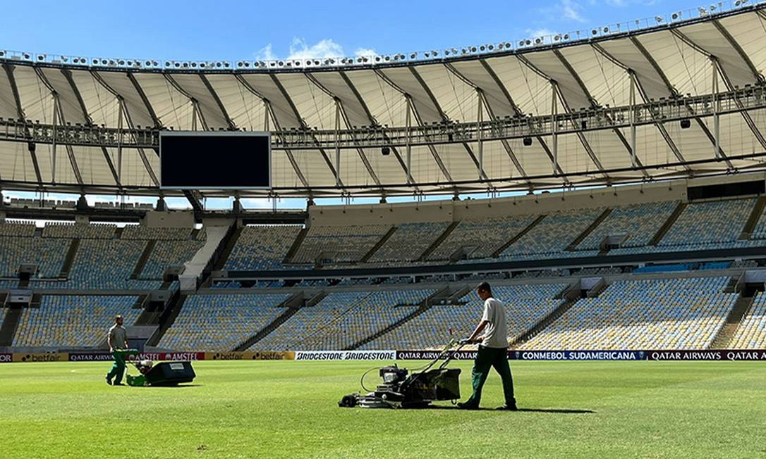 Reforma Do Gramado Do Maracan For A Mudan A De Palco Do Cl Ssico