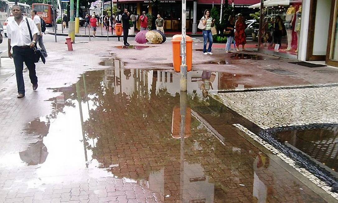 Leitor Reclama Que Cal Adas De Ipanema Empo Am Toda Vez Que Chove No