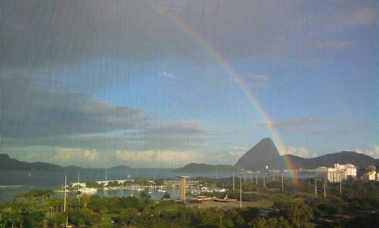 Leitores Fotografam Fim De Tarde Arco Ris No Rio Jornal O Globo