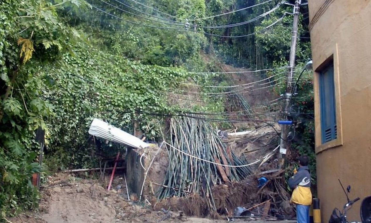 Rua Em Botafogo Continua Interditada Por Causa De Deslizamento De