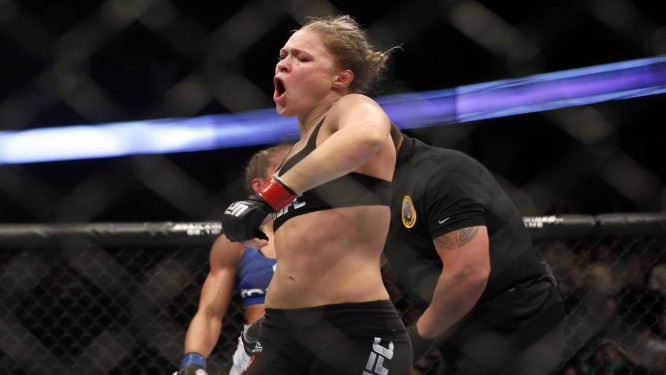 Ronda Rousey Vence Primeira Luta Feminina Da Hist Ria Do Ufc Jornal O