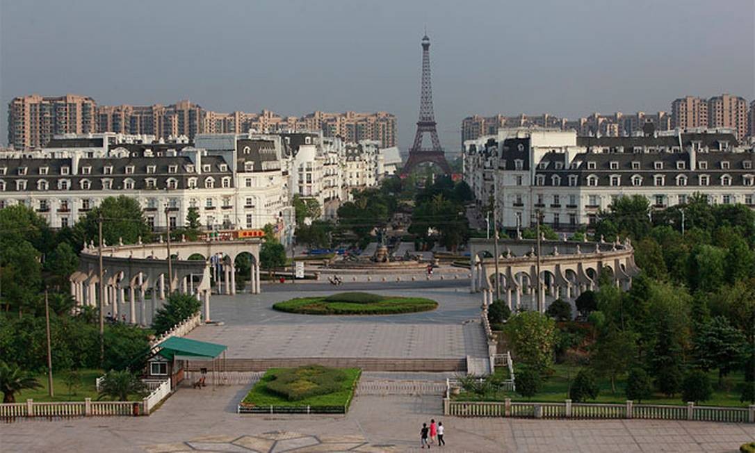 Réplica de Paris na China se transforma em cidade fantasma Jornal O Globo