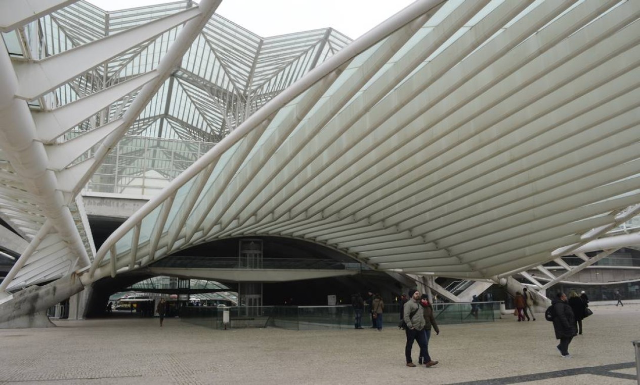 A estação Oriente, de Santiago Calatrava, no Parque das Nações, mostra um lado moderno de Lisboa Foto: Cristina Massari / Agência O Globo