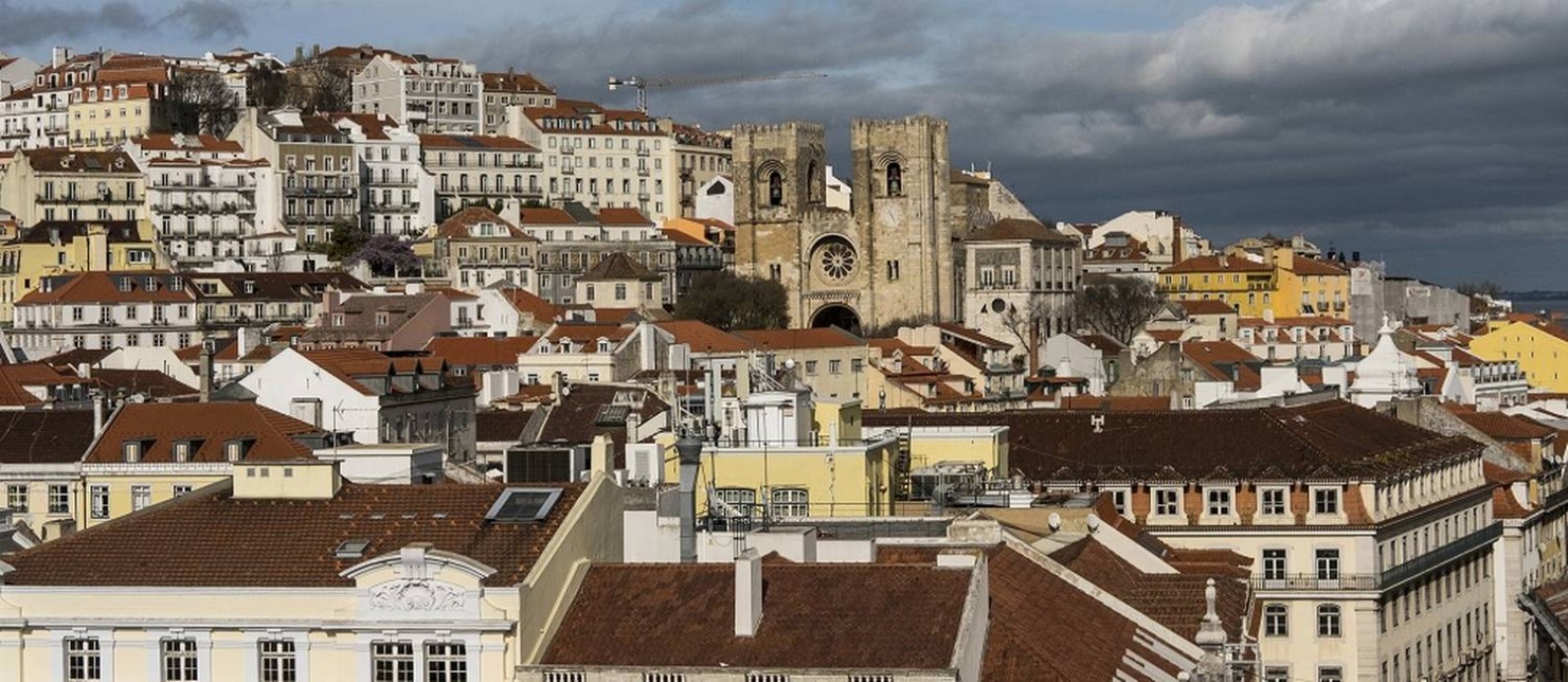 Lisboa vista do Arco da Rua Augusta Foto: Daniel Rodrigues / The New York Times