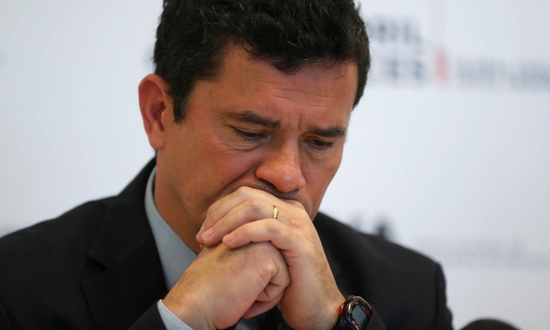 Sergio Moro: ministério da Justiça libera publicação da pesquisa, mas diz que não reconhecerá estudo Foto: RAFAEL MARCHANTE / REUTERS