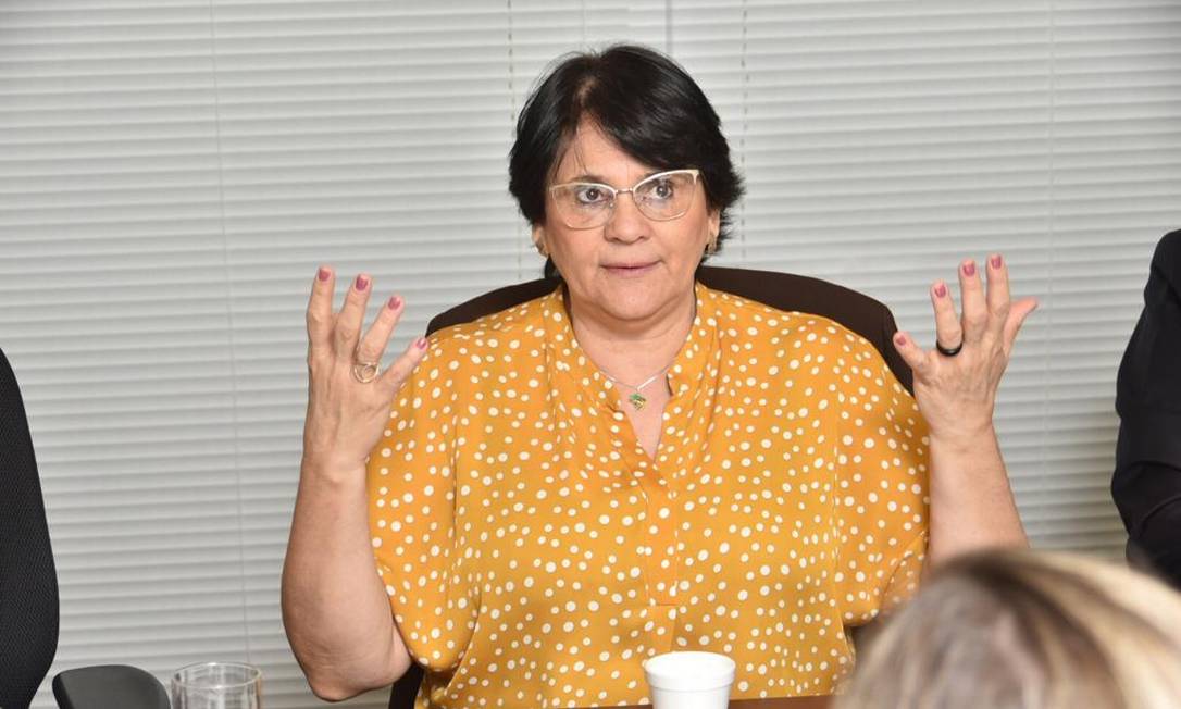 A ministra Damares Alves em evento em Pompano Beach, Miami: 'Não dá mais para aceitar a perseguição de uma pessoa por causa de sua crença' Foto: Divulgação