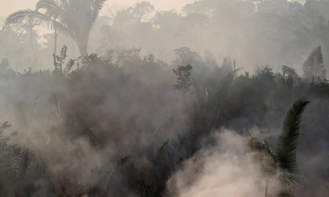 Queimadas na Amazônia preocupam governos da região como os da Argentina, Chile, Bolívia e Peru. Foto: UESLEI MARCELINO / REUTERS