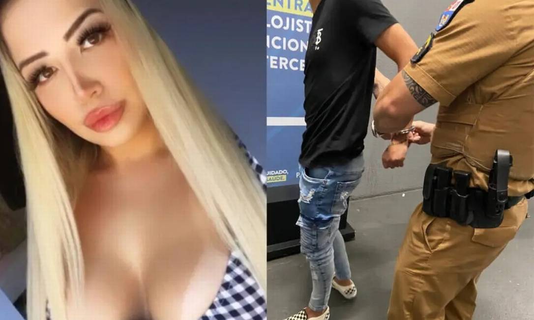 Ex-namorado de Jessyca Martins foi preso em Curitiba após tentar arrancar celular de influenciadora Foto: Reprodução