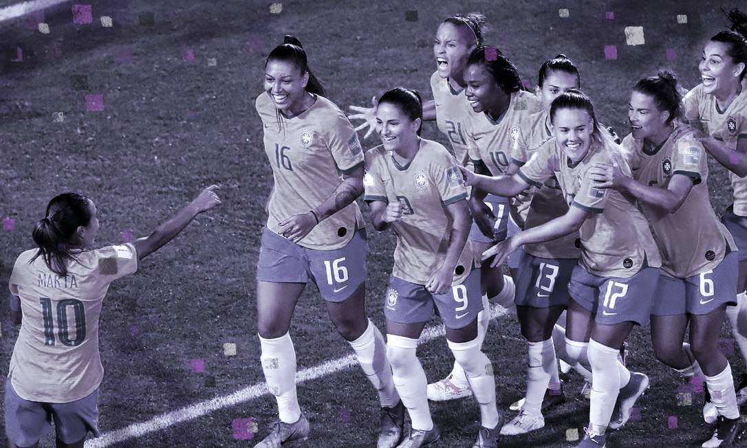 A Seleção Brasileira de Futebol Feminino durante a Copa do Mundo de 2019 Foto: Reuters 