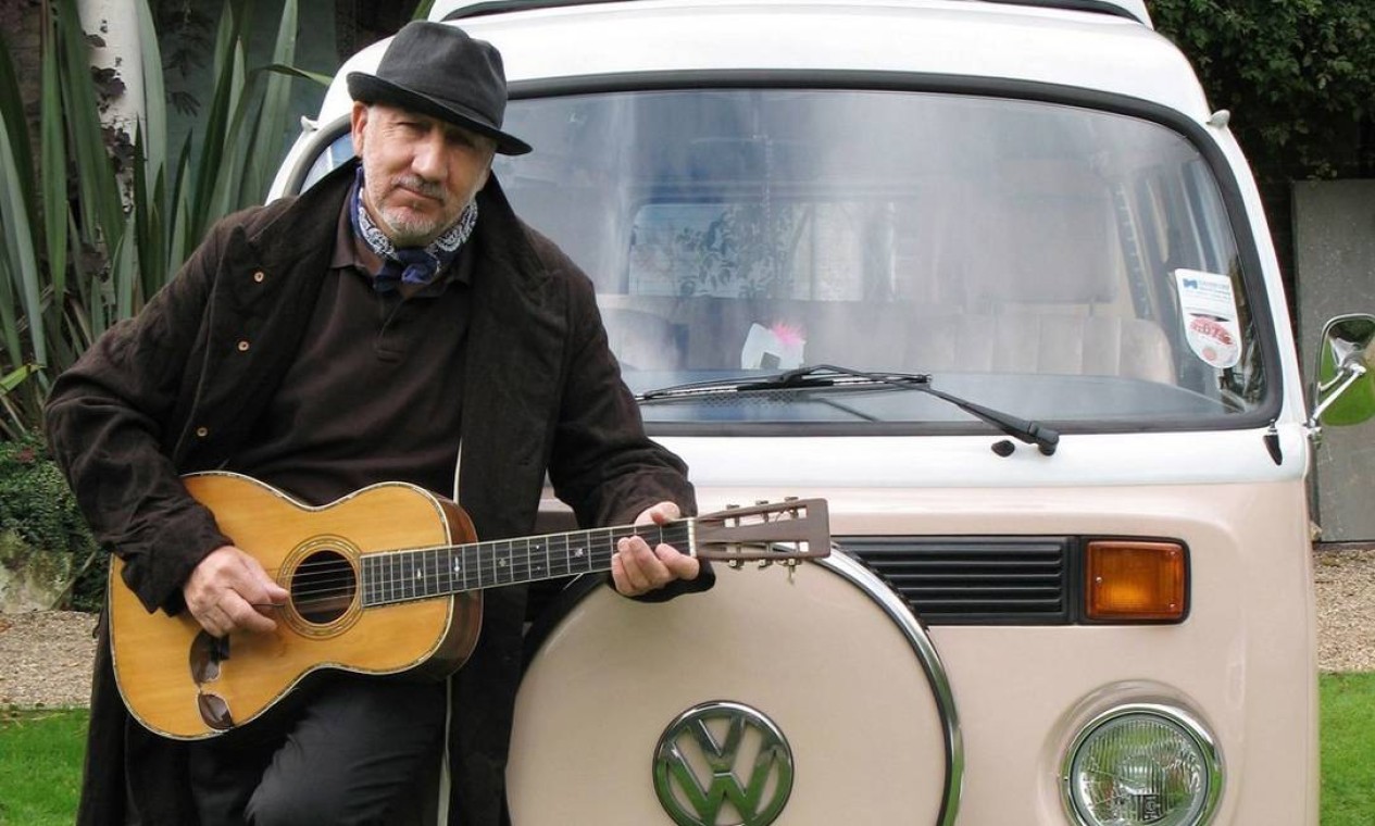 Guitarrista da banda britânica The Who, Pete Townshend é mais um aficionado Foto: Divulgação / Agência O Globo