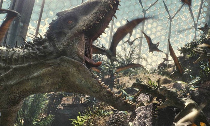 Cena do filme 'Jurassic World - O mundo dos dinossauros' Foto: Divulgação