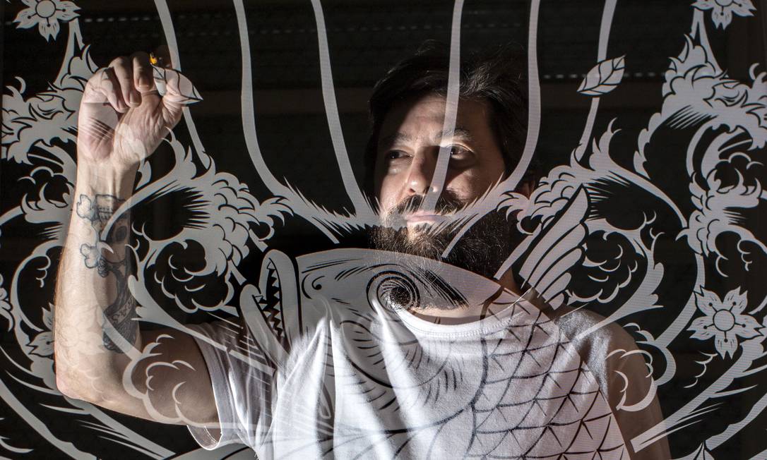 O quadrinista Danilo Beyruth, autor de 'Samurai Shirô' Foto: Edilson Dantas / Agência O Globo