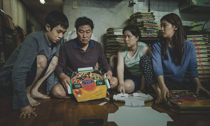 Cena de 'Parasite', filme de Joon Ho Bong, que está na seleção da 43ª Mostra de SP Foto: Divulgação