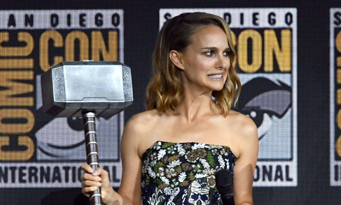 Natalie Portman posa durante a 'Comic-Con' 2019 Foto: KEVIN WINTER / AFP