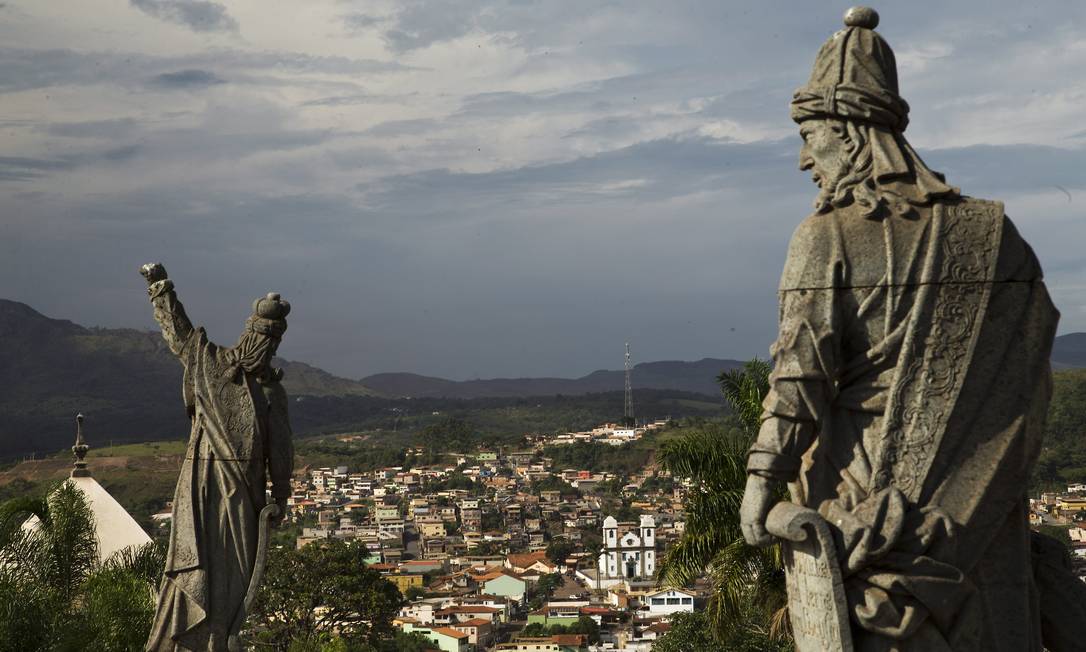 Legado escultório de Aleijadinho, o Santuário do Bom Jesus de Matosinhos, em Congonhas (MG), é um dos patrimônios tombados pelo Iphan Foto: Guito Moreto