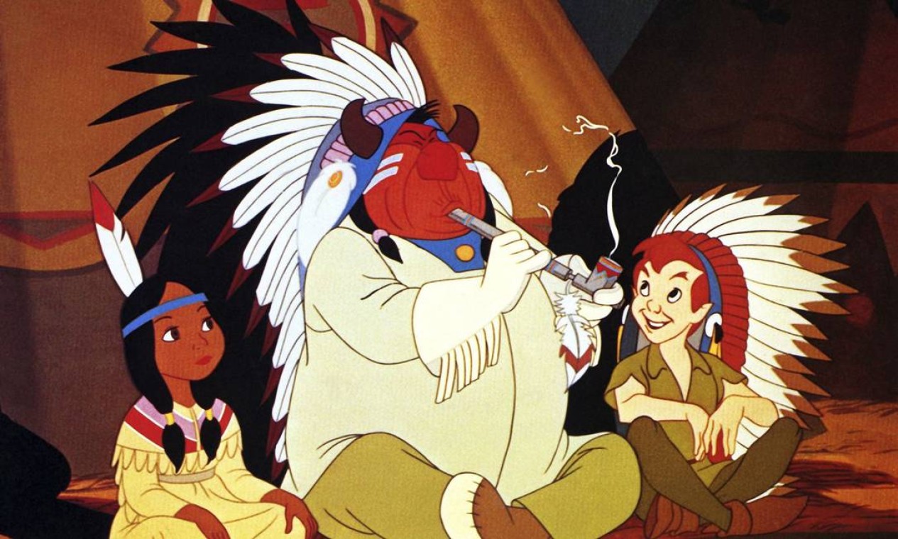 Peter Pan: clássico da Disney é acusado de expor de forma esdrúxula costumes, trajes e trejeitos indígenas Foto: Divulgação