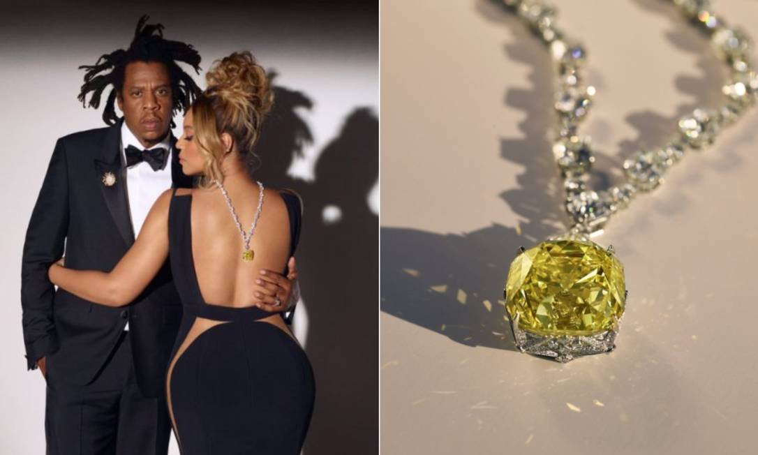 Beyoncé e Jay-Z para a campanha da joalheria Tiffany & Co Foto: Mason Poole