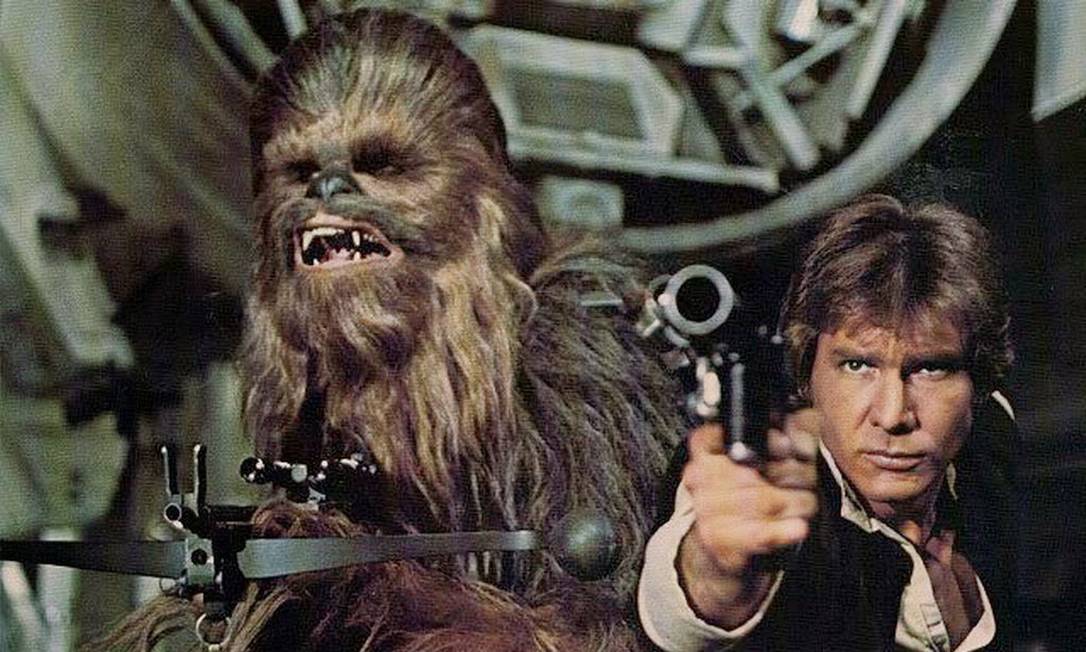 Han Solo e Chewbacca na saga "Star Wars" Foto: Reprodução