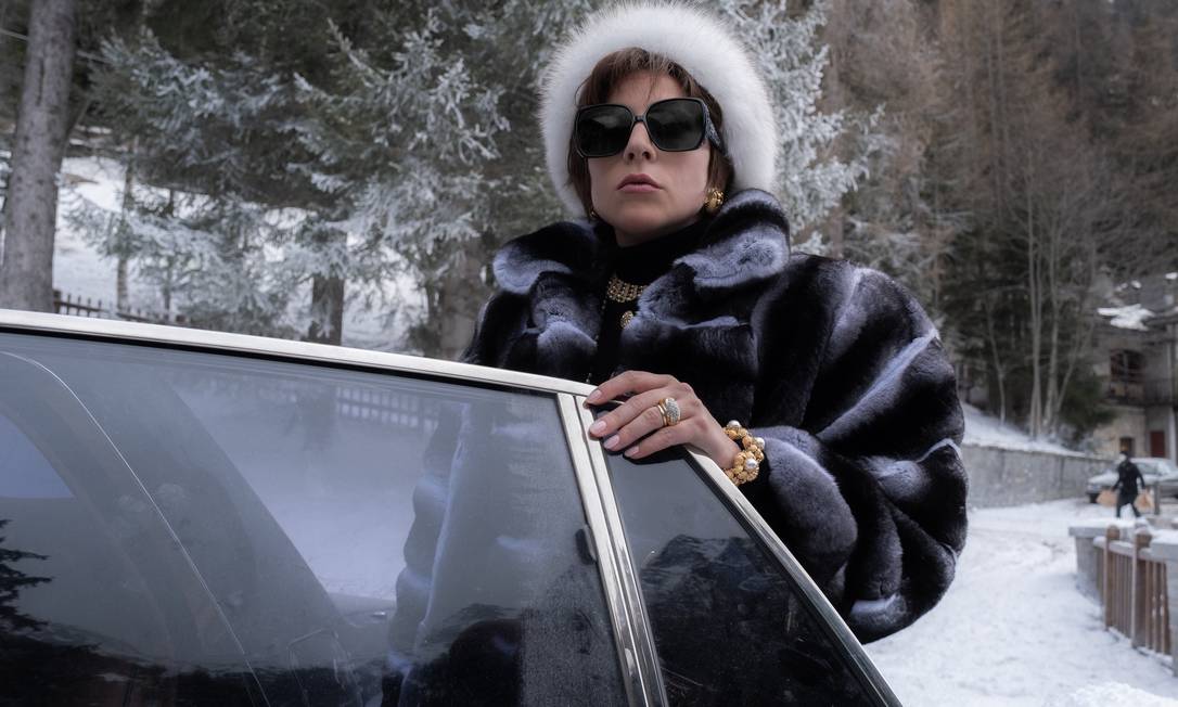 Lady Gaga em cena do filme 'Casa Gucci' Foto: Fabio Lovino / Agência O Globo