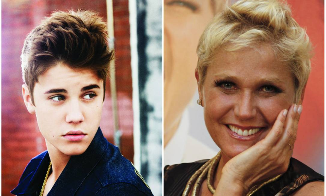 Xuxa critica Justin Bieber no Facebook: 'Garoto mimado' Foto: Divulgação e Roberto Moreyra / Agência O Globo