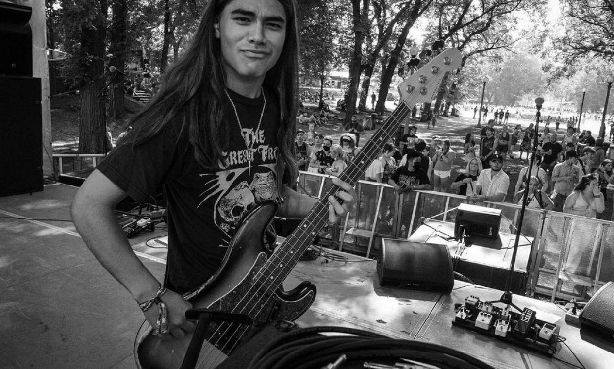 Tye Trujillo, filho de Robert Trujillo, baixista do Metallica Foto: Instagram / Reprodução