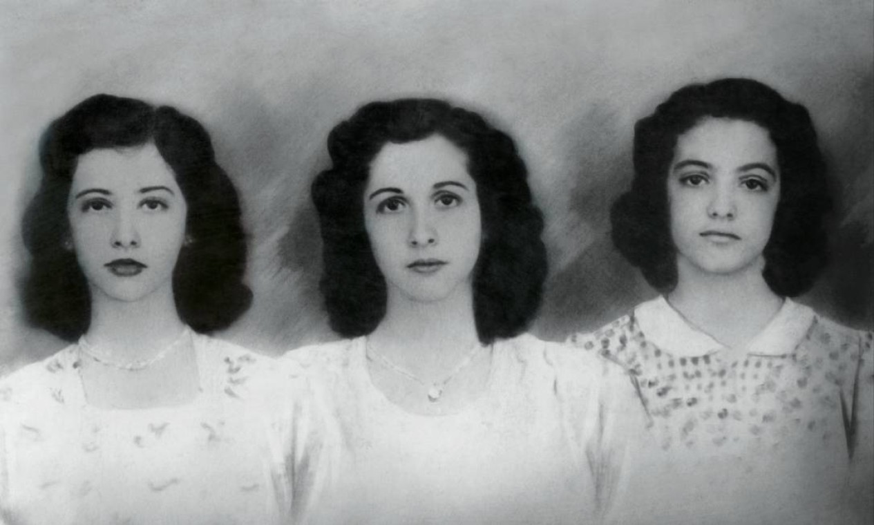 Filhos de imigrantes portugueses e italianos, os pais de Fernanda tiveram mais duas filhas, Aída (ao centro) e Áurea (à direita). Foto: Acervo Fernanda Montenegro