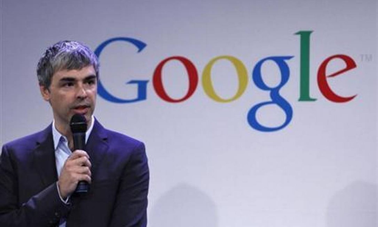 Larry Page, do Google, soma uma fortuna de US$ 129,5 bilhões Foto: Eduardo Munoz / Reuters