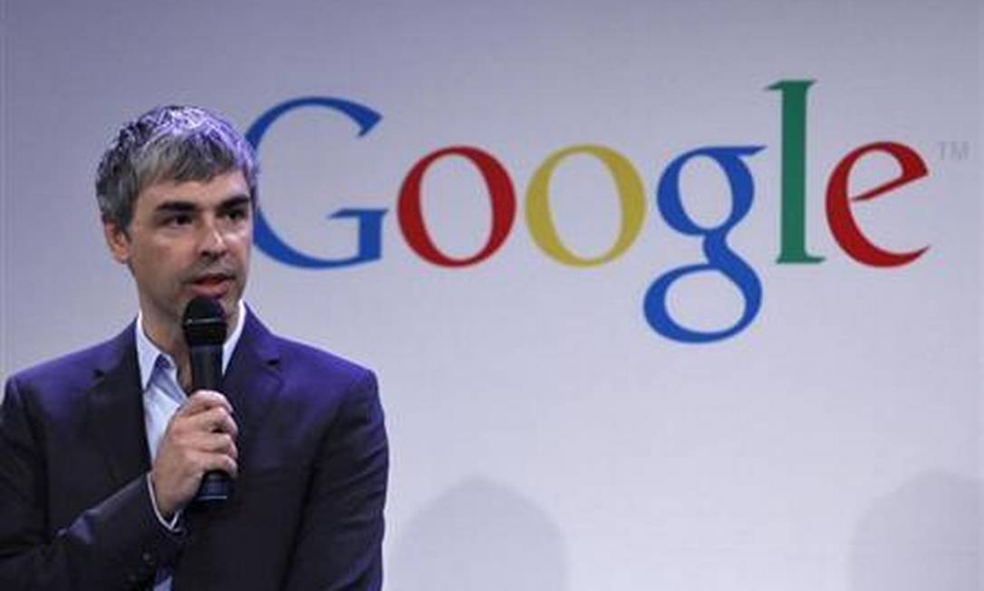 Larry Page, do Google, adicionou US $ 26,6 bilhões este ano depois que a empresa sediada na Califórnia registrou lucro recorde no ano passado Foto: Eduardo Munoz / Reuters