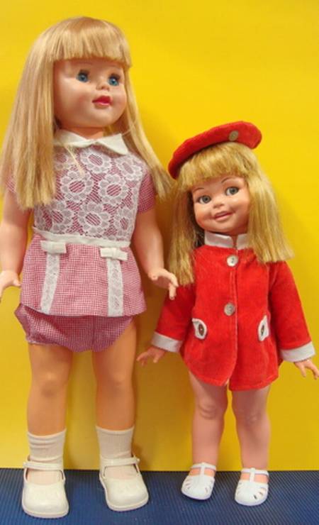 Andinha e Gui Gui, dos anos 1960. Bonecas grandes que fascinavam as meninas. A Andinha fez sucesso também nos anos 1970 Foto: Flickr/wagner_arts/Creative Commons