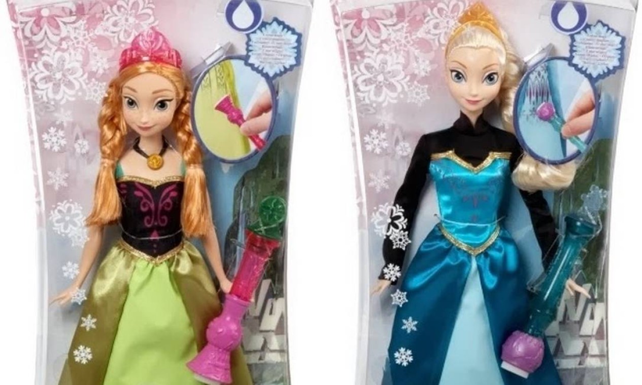 Anna e Elsa: há quase um ano, as princesas de Frozen encantam as meninas de todo o mundo Foto: Reprodução de internet