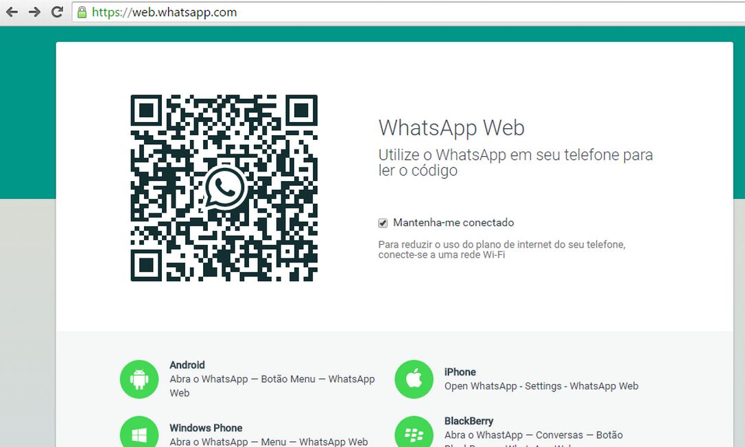 WhatsApp Web é disponibilizado para usuários de iPhone - Jornal O Globo