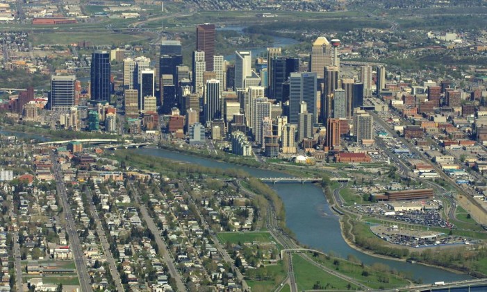 Vista aérea de Calgary Foto: Dave Olecko / Bloomberg News