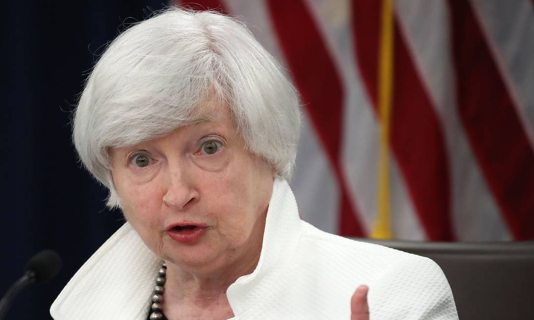Yellen diz que grandes economias deveriam gastar mais para garantir recuperação robusta Foto: Mark Wilson / AFP