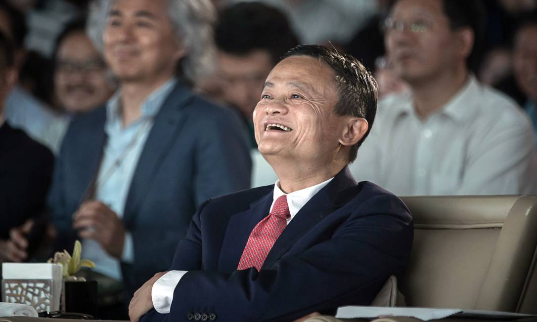  CEO da Alibaba, Jack Ma, vai se aposentar Foto: Qilai Shen / Bloomberg