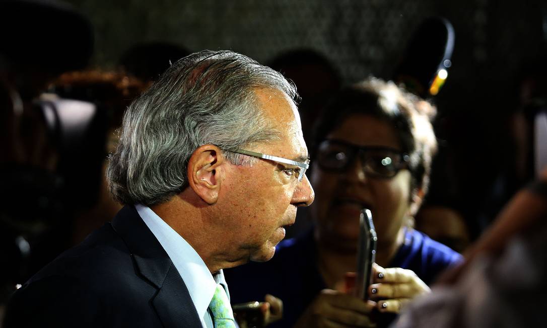 O ministro da Economia, Paulo Guedes Foto: Jorge William / Agência O Globo