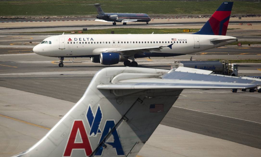 A American Airlines o voo Rio-Miami passará a ser diário a partir do mês que vem, agora há três voos semanais Foto: Bloomberg / Bloomberg