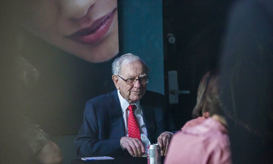 Investidor americano Warren Buffett Foto: David Williams / Bloomberg