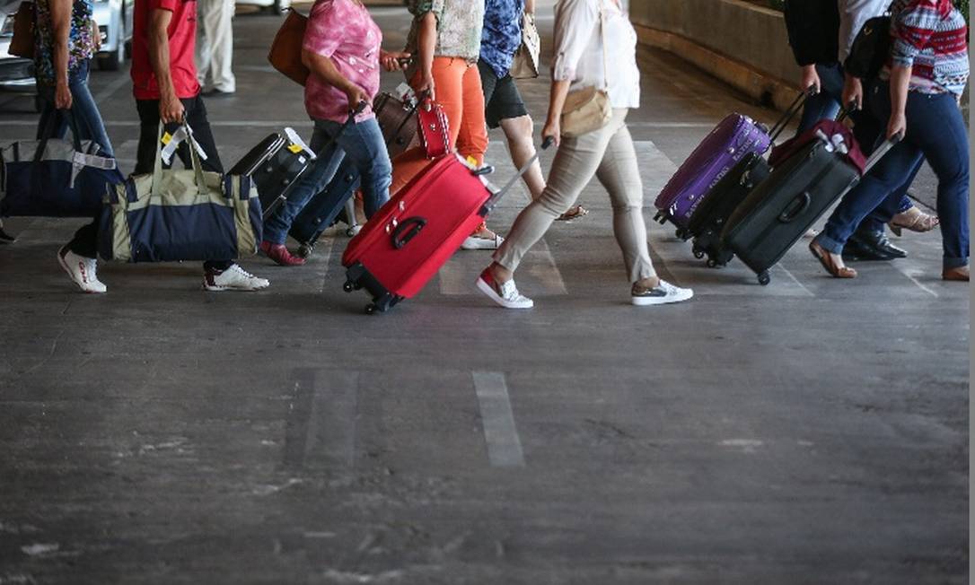 
Proibição da cobrança para o despacho de bagagem foi aprovada pelo Congresso Nacional
Foto:
/
André Coelho - Agência O Globo
