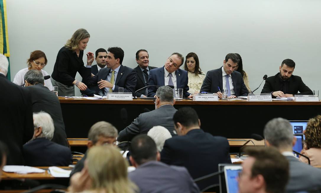 Comissão Especial da Câmara dos Deputados debate sobre a reforma da Previdência Foto: Jorge William / Agência O Globo