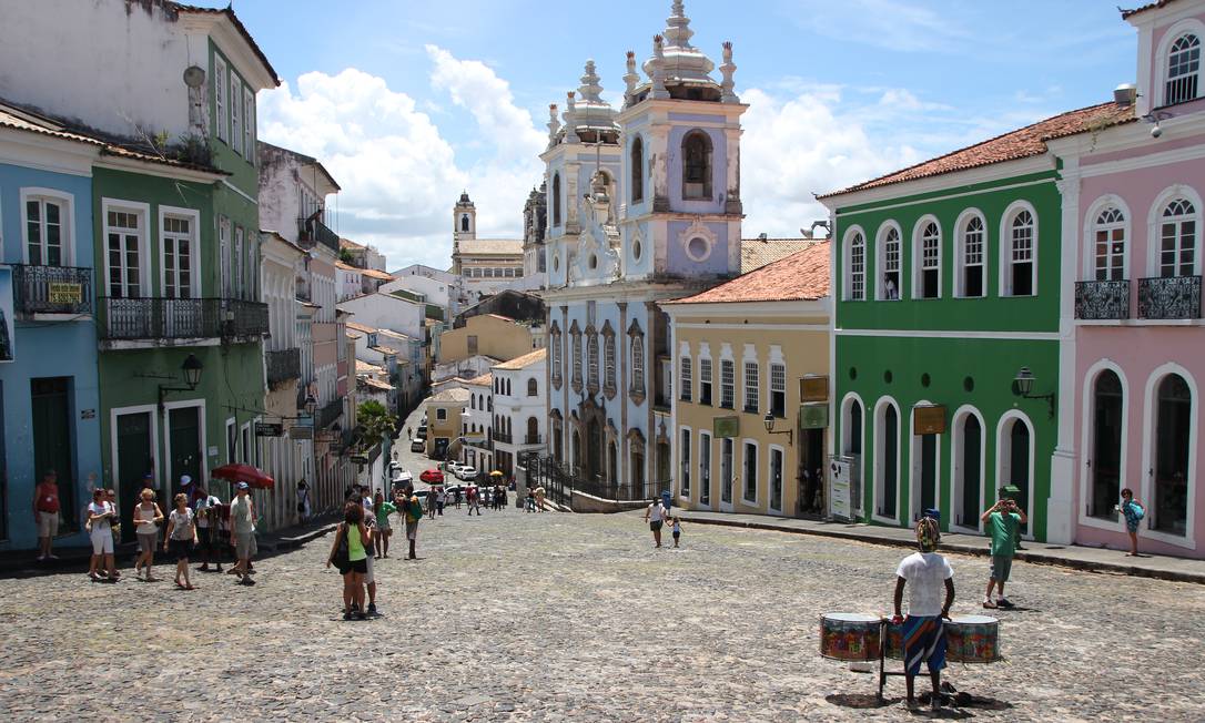 Pelourinho, em Salvador, é um dos destinos mais procurados por turistas Foto: Eduardo Maia