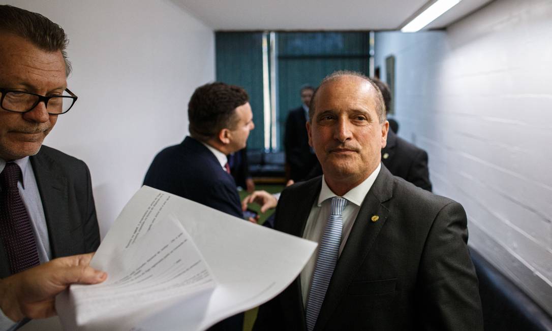 Onyx Lorenzoni, ministro da Casa Civil do governo Jair Bolsonaro Foto: Daniel Marenco / Agência O Globo