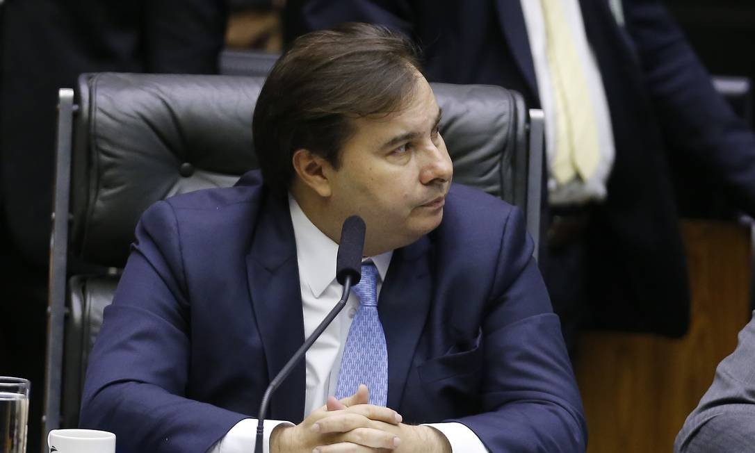 Presidente da Câmara, Rodrigo Maia Foto: Jorge William / Agência O Globo
