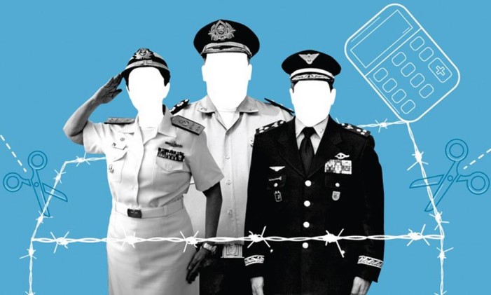 Militares entram na reforma? Foto: Infografia O Globo