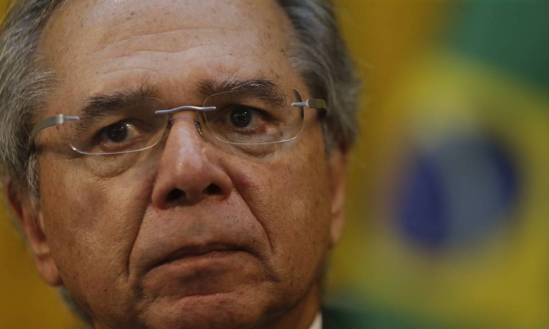 O ministro da Economia, Paulo Guedes Foto: Marcelo Theobald / Agência Globo